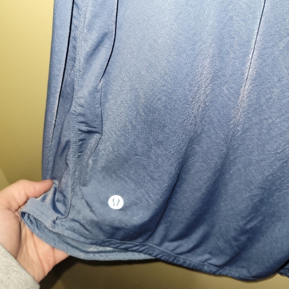 Lululemon Split Back Blue T-Shirt XL - Picture 7 of 11
